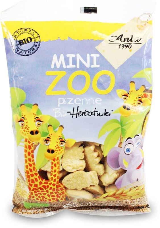Ciasteczka mini zoo Bio 100g - Bio Ania