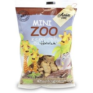 Ciasteczka z czekoladą Mini Zoo Bio 100g- Bio Ania