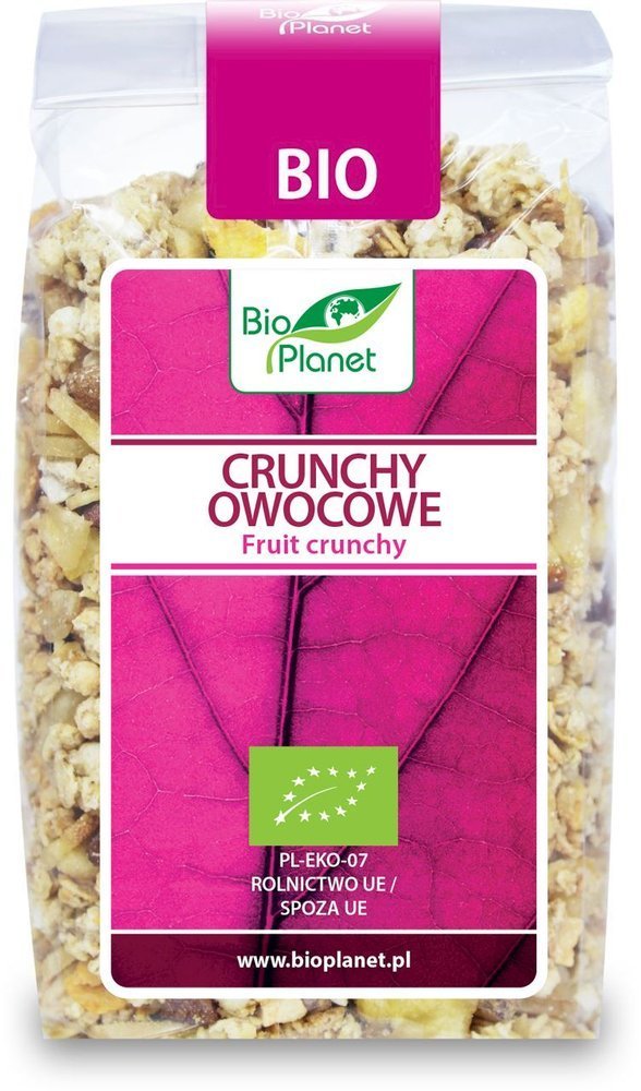 Crunchy owocowe  BIO 250g - Bio Planet