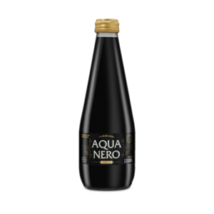 Czarna woda gazowana 330 ml (szkło) - Aqua Nero