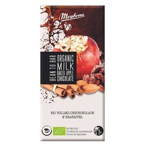 Czekolada mleczna "pieczone jabłko" BIO 100 g - Meybona