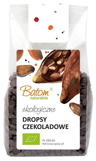 Dropsy czekoladowe Bio 125g - Batom