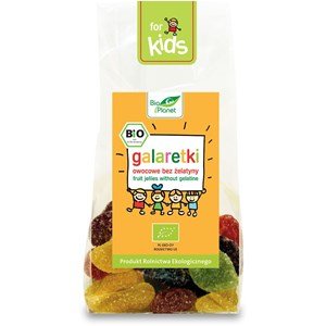 Galaretki owocowe bez żelatyny BIO 100g- Bio Planet