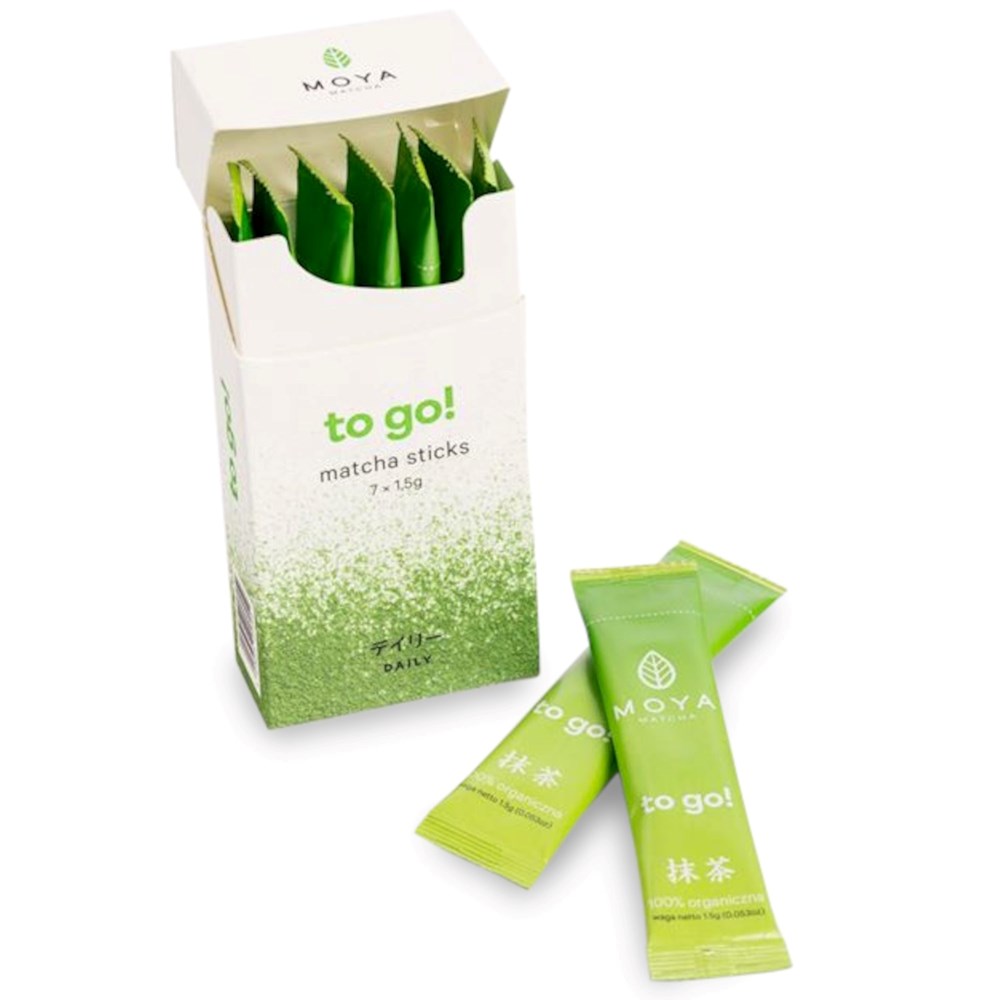 HERBATA ZIELONA MATCHA W SASZETKACH JAPOŃSKA BIO (7 x 1,5 g) 10,5 g - MOYA MATCHA