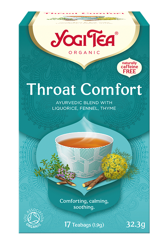 HERBATKA NA GARDŁO (THROAT COMFORT) BIO (17 x 1,9 g) 32,3 g - YOGI TEA
