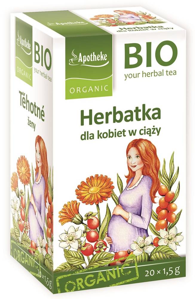 Herbatka dla  kobiet w ciąży Bio (20 x 1,5 g) 30 g - Apotheke