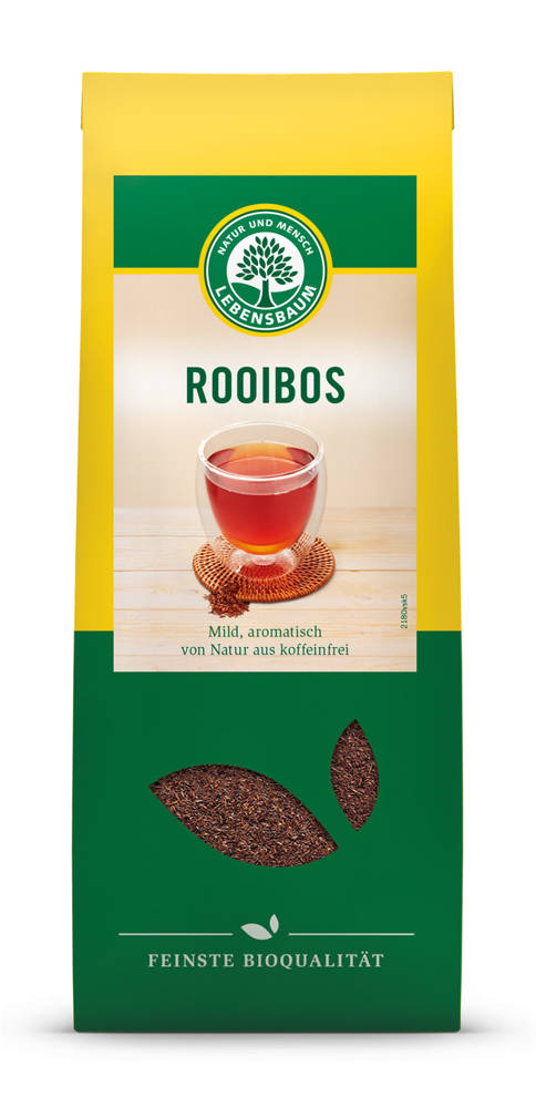 Herbatka rooibos classic liściasta Bio 100 g - Lebensbaum