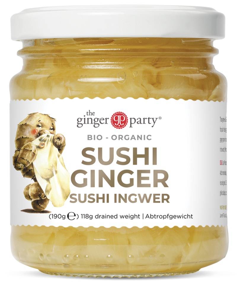 Imbir marynowany do sushi BIO 190g (118g) - Ginger People