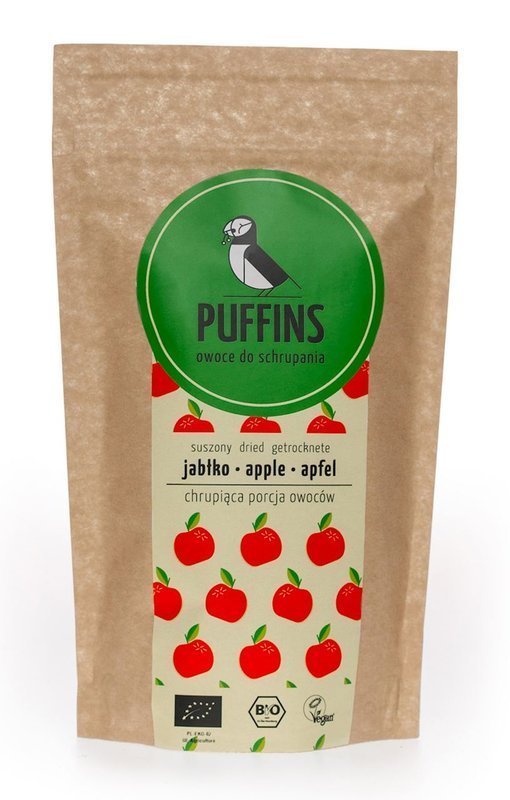 Jabłko suszone Bio  40g - Puffins