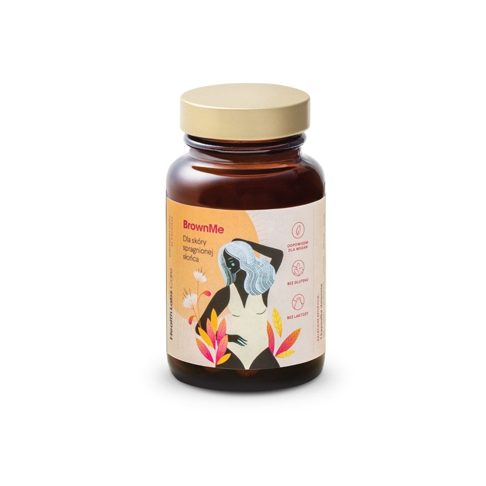 KAPSUŁKI UTRWALAJĄCE OPALENIZNĘ (BROWN ME) 30 szt. - HEALTH LABS CARE (PRODUKT SEZONOWY)
