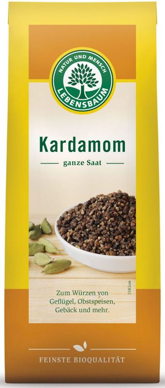 Kardamon całe ziarno Bio 50g - Lebensbaum