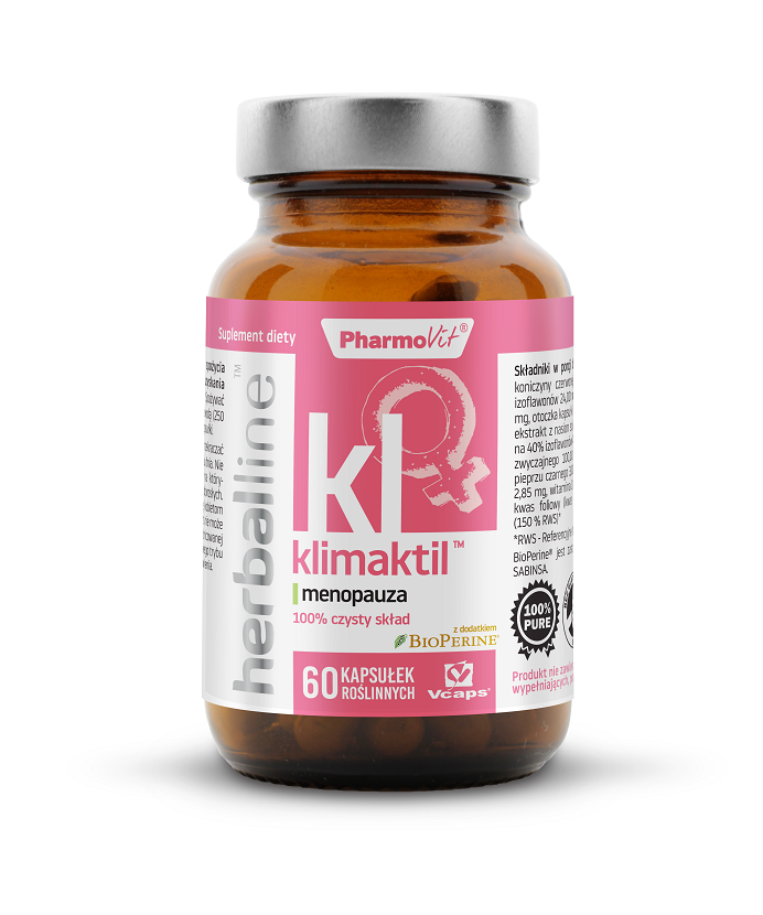 Klimaktil na menopauzę 60 kapsułek 27,16 g - Pharmovit (herballine)