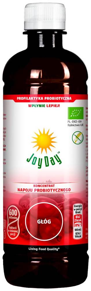 Koncentrat napoju probiotycznego Głóg Bezglutenowy Bio 500ml - Joy Day