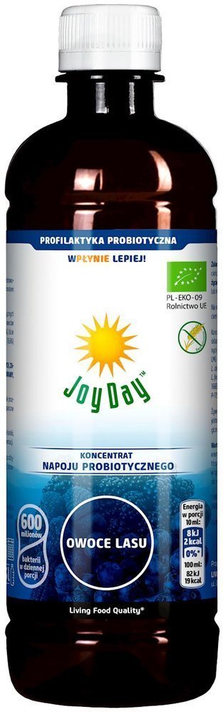 Koncentrat napoju probiotycznego owoce lasu bezglutenowy Bio 500 ml - Joy Day