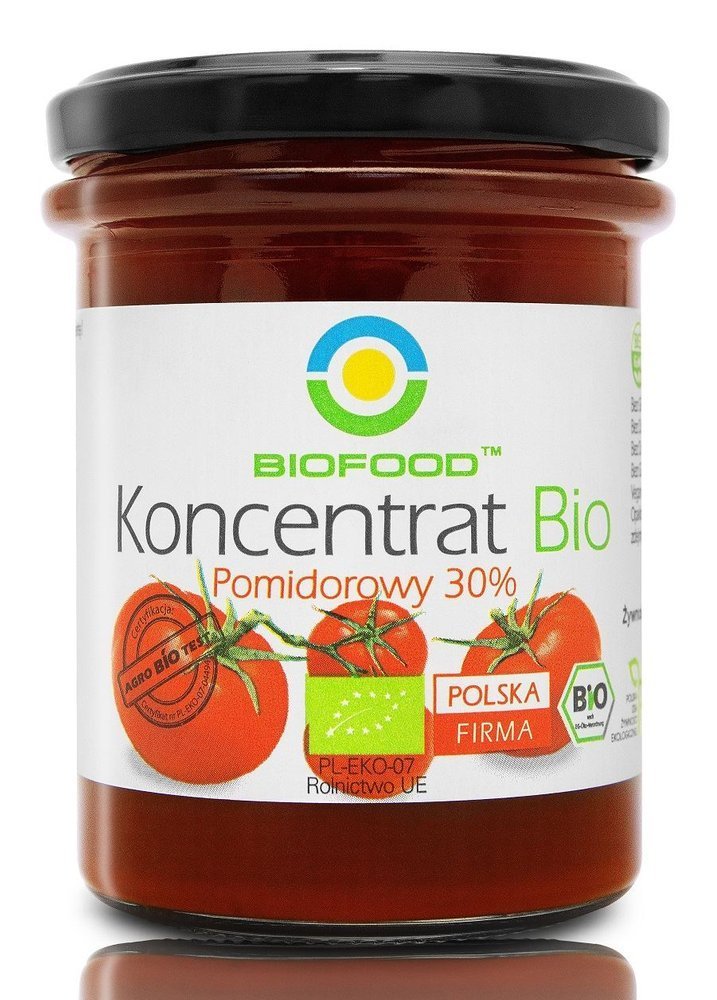 Koncentrat pomidorowy 30 % bezglutenowy Bio 200 g - Bio Food