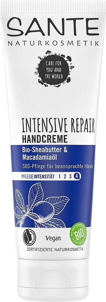 Krem do rąk intensywna naprawa masło shea i olejek macadamia Bio - Sante