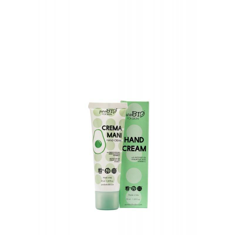 Krem do rąk z olejkiem z awokado, kwasem hialuronowym i witaminą C ECO 50 ml - PUROBIO