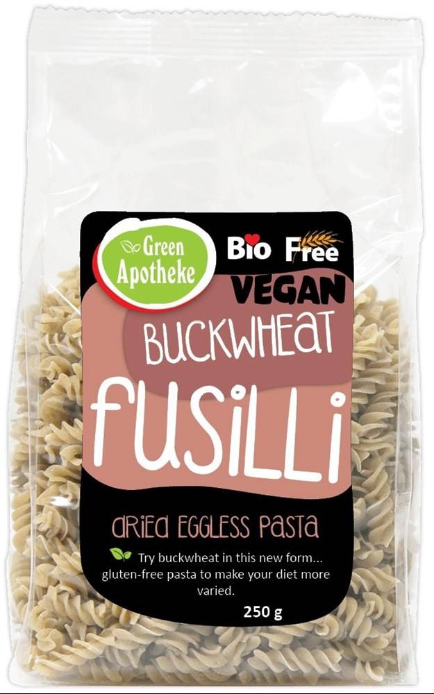 MAKARON (GRYCZANY) ŚWIDERKI FUSILLI BEZGLUTENOWY BIO 250 g - APOTHEKE