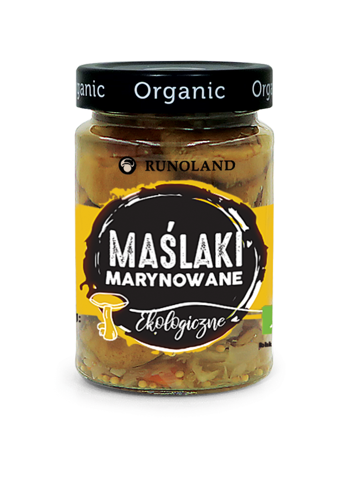 MAŚLAKI MARYNOWANE BIO 300 g - RUNOLAND