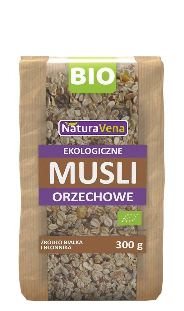 MUSLI ORZECHOWE BIO 300 g - NATURAVENA