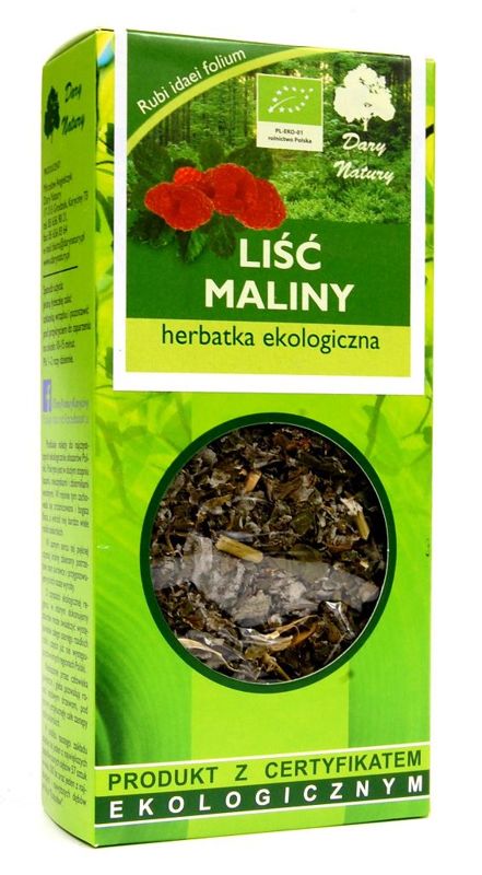 Malina liść BIO 25g Dary Natury