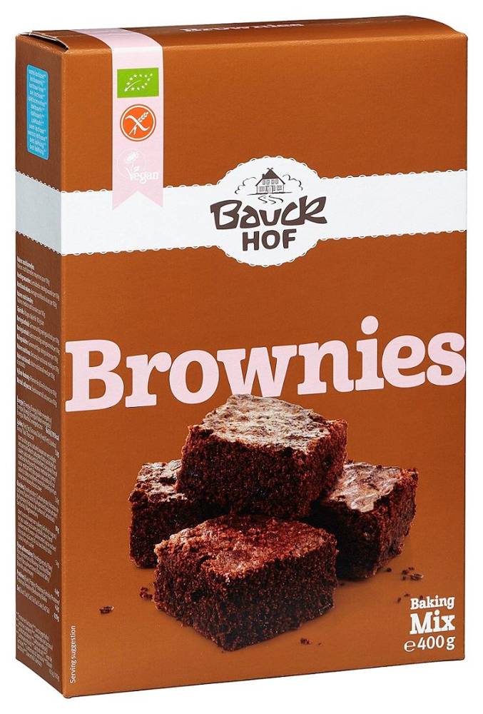 Mieszanka na brownie bezglutenowa BIO 400g - Bauck Hof