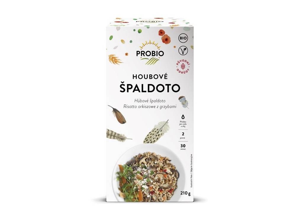 Mieszanka na risotto orkiszowe z suszonymi  warzywami i grzybami Bio 210 g - Probio