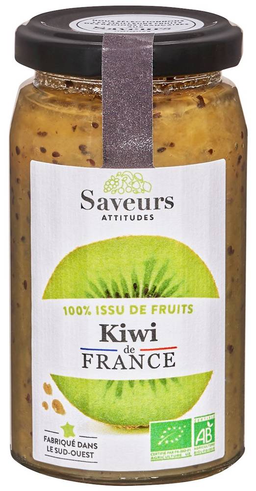 Mus z kiwi Bio 240 g - SAVEURS ET FRUITS
