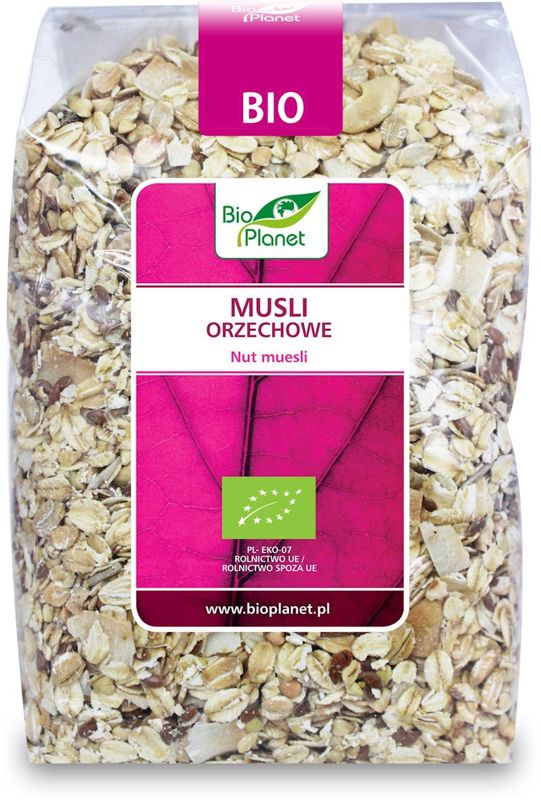 Musli orzechowe Bio 600g - Bio Planet