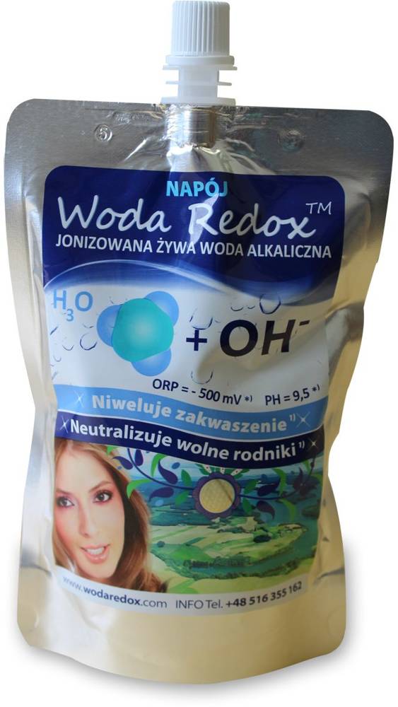 Napój jonizowana woda alkaiczna redox pH 9,5 240 ml - WODA REDOX