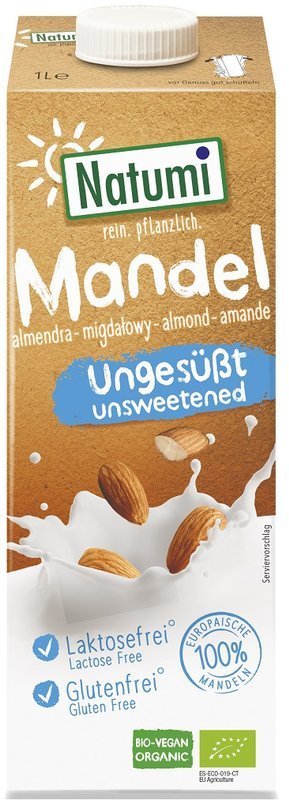 Napój migdałowy bez dodatku cukru bezglutenowy Bio 1l - Bio Planet