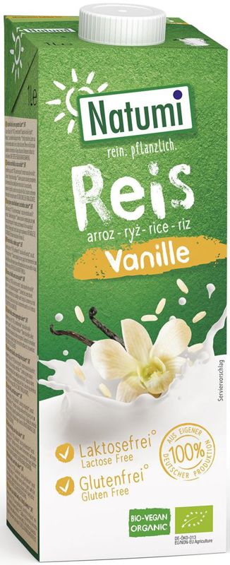 Napój ryżowo-waniliowy bezglutenowy BIO 1l Natumi 
