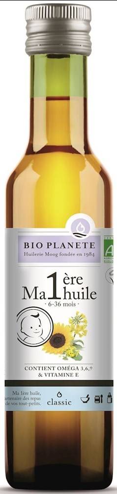 OLEJ MIX DLA NIEMOWLĄT I MAŁYCH DZIECI OD 6 DO 36 MIESIĄCA BIO 250 ml - BIO PLANETE
