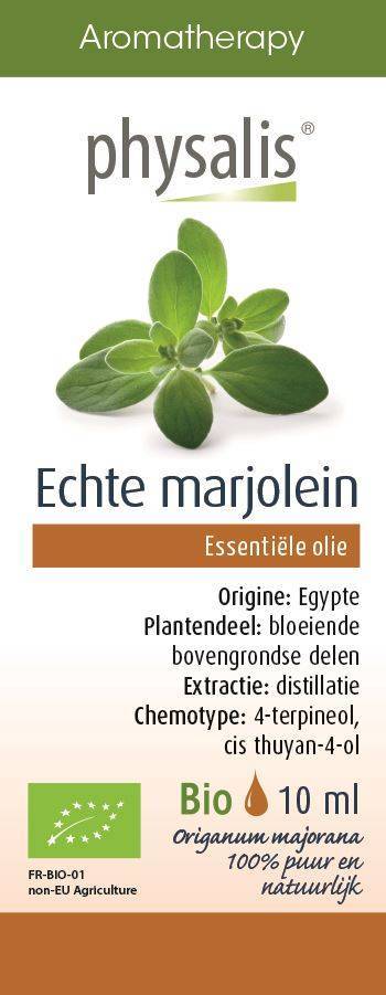 Olejek eteryczny majeranek (MARJOLAINE) BIO 10 ml - PHYSALIS