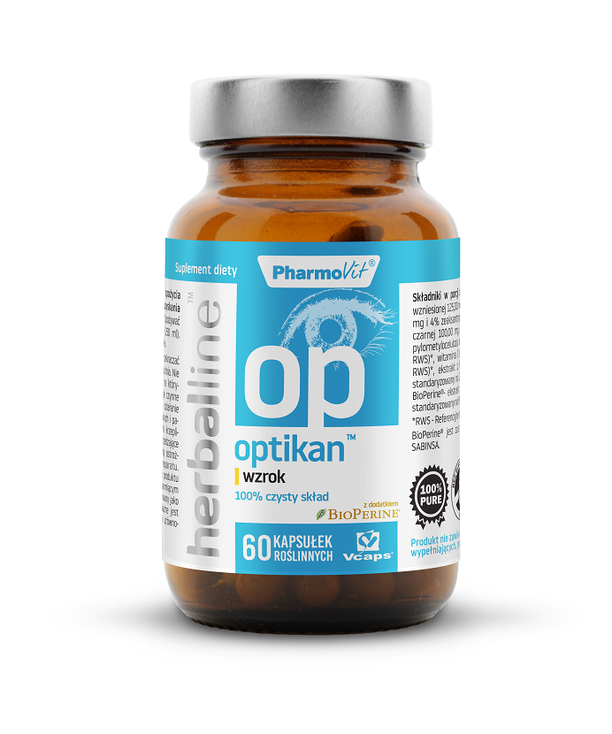 Optikan na wzrok 60 kapsułek 32,4g - Pharmovit ( Herballine)