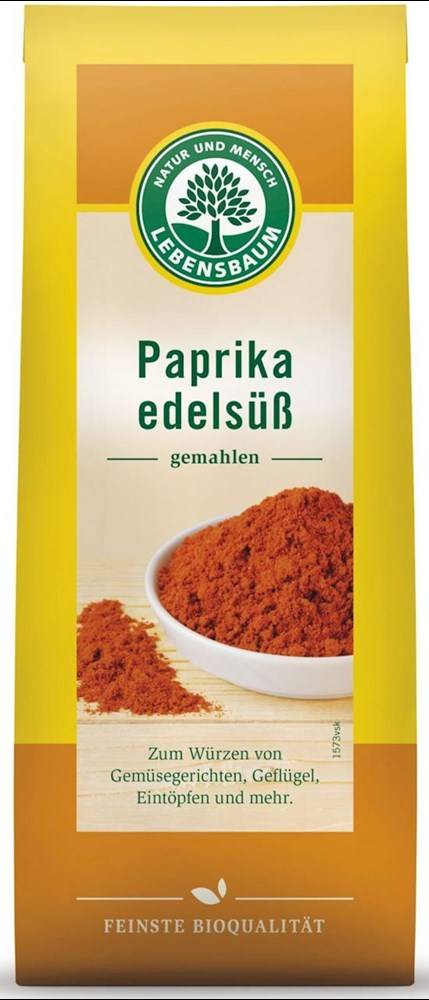 PAPRYKA SŁODKA MIELONA BIO 50 g - LEBENSBAUM