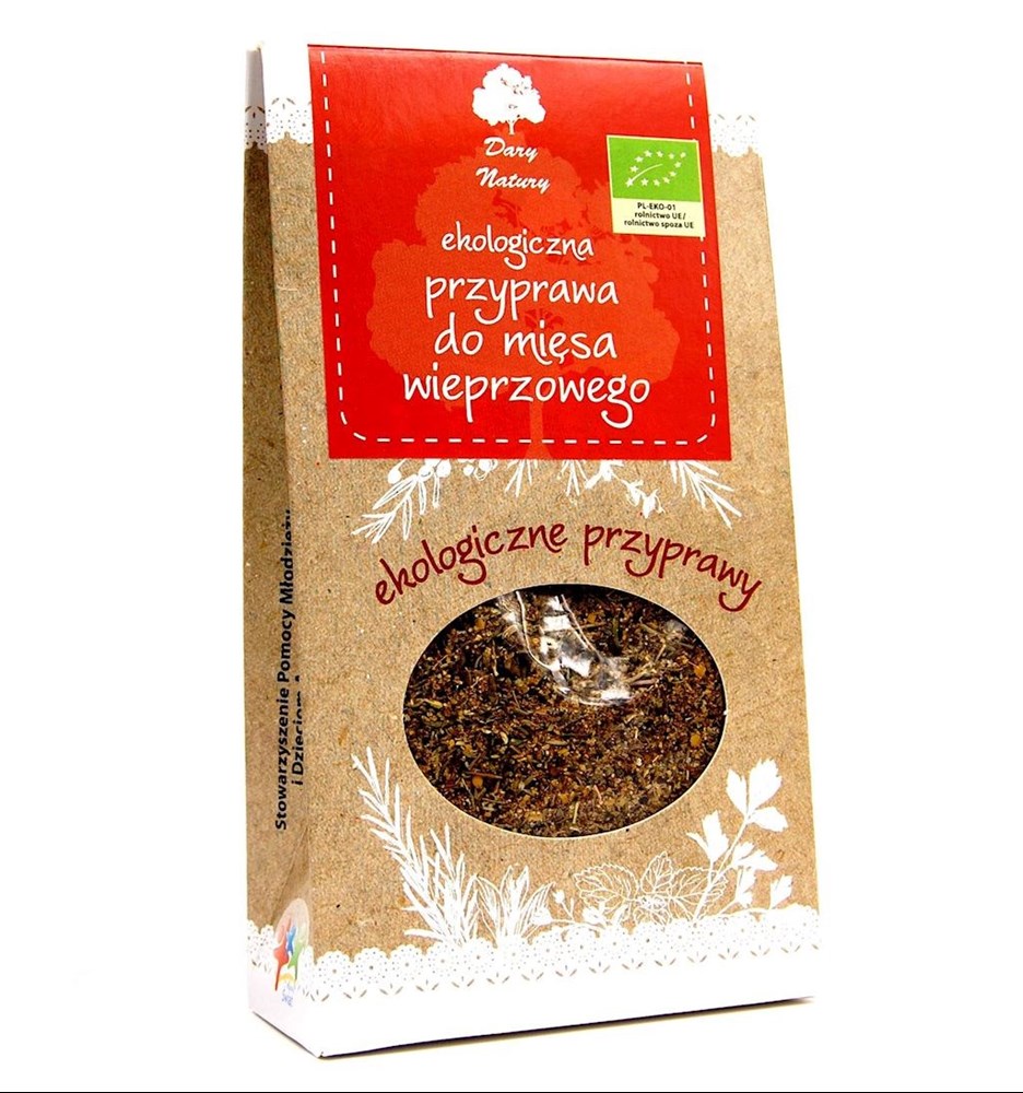PRZYPRAWA DO MIĘSA WIEPRZOWEGO BIO 40 g - DARY NATURY