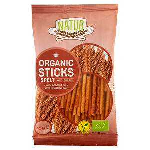 Paluszki orkiszowe pełnoziarniste BIO 45g - Pięć Przemian