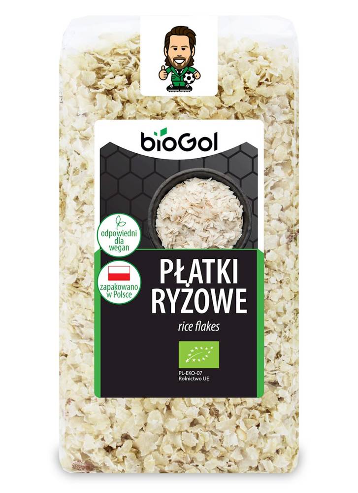 Płatki  ryżowe BIO 300g - Biogol