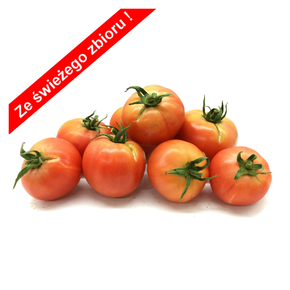 Pomidory malinowe ekologiczne II klasa 1kg (na przetwory)