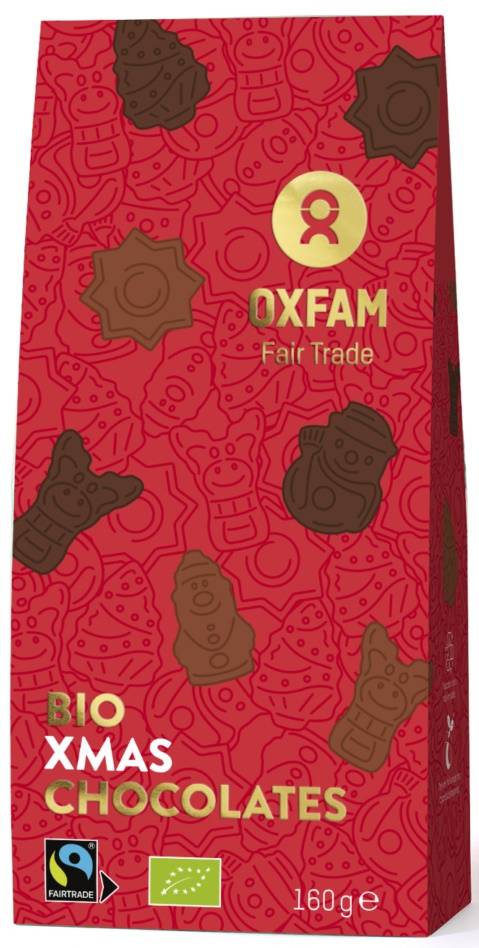 Praliny czekoladowe - Mix świąteczny Fair Trade Bio 160g - Oxfam
