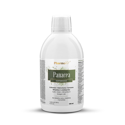 SUPLEMENT DIETY NA WSPARCIE ODPORNOŚCI (PANACEA) W PŁYNIE BEZGLUTENOWY 500 ml - PHARMOVIT