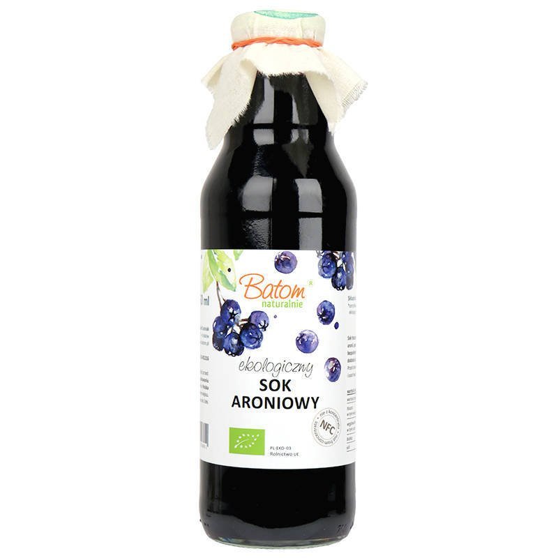 Sok aroniowy bezglutenowy BIO 750 ml - Batom
