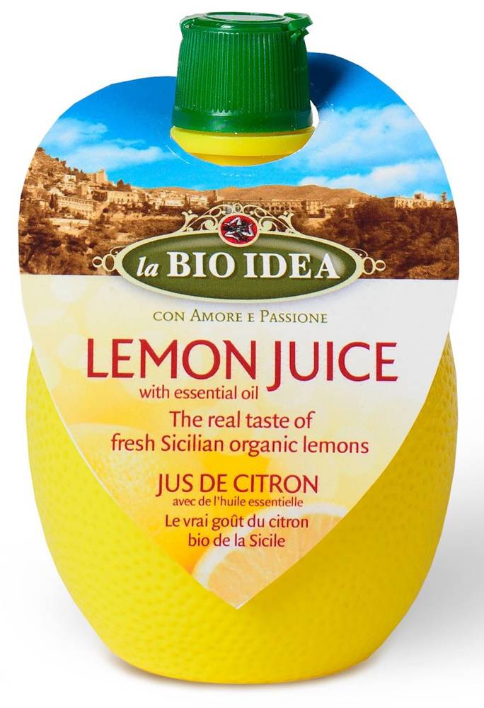 Sok z cytryny z olejkiem cytrynowym BIO 200ml - La Bio Idea