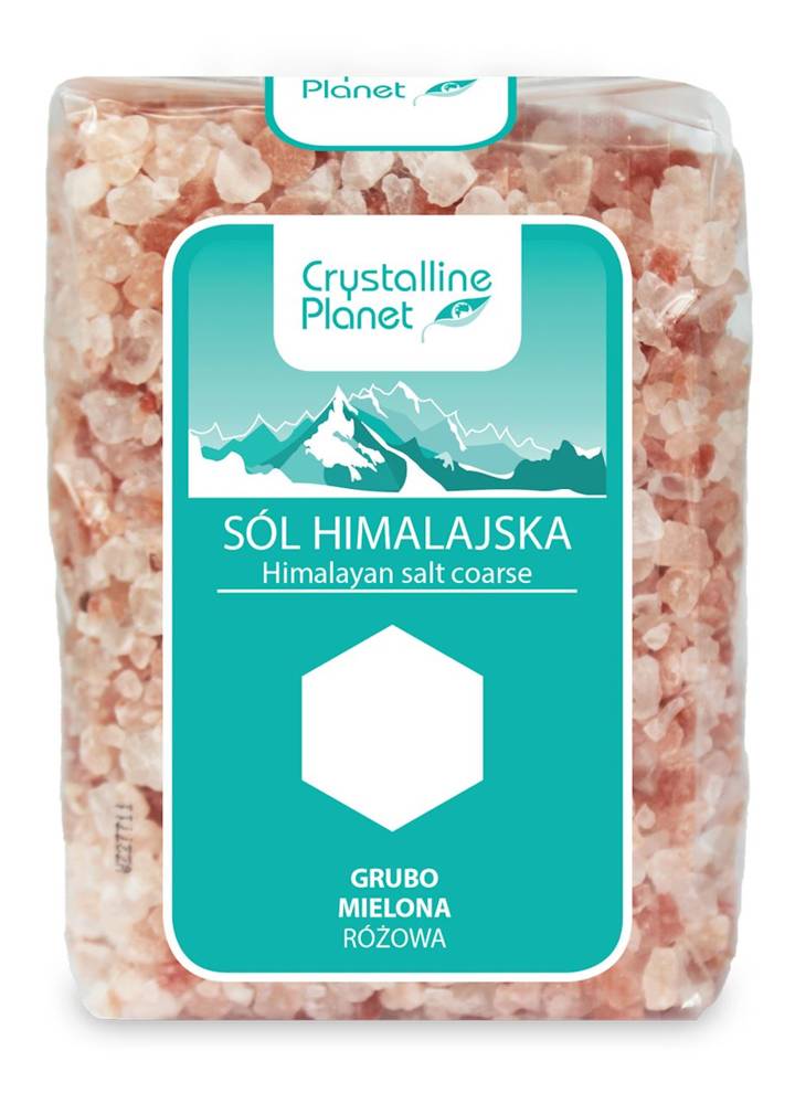 Sól himalajska różowa grubo mielona 600g - Crystalline Planet