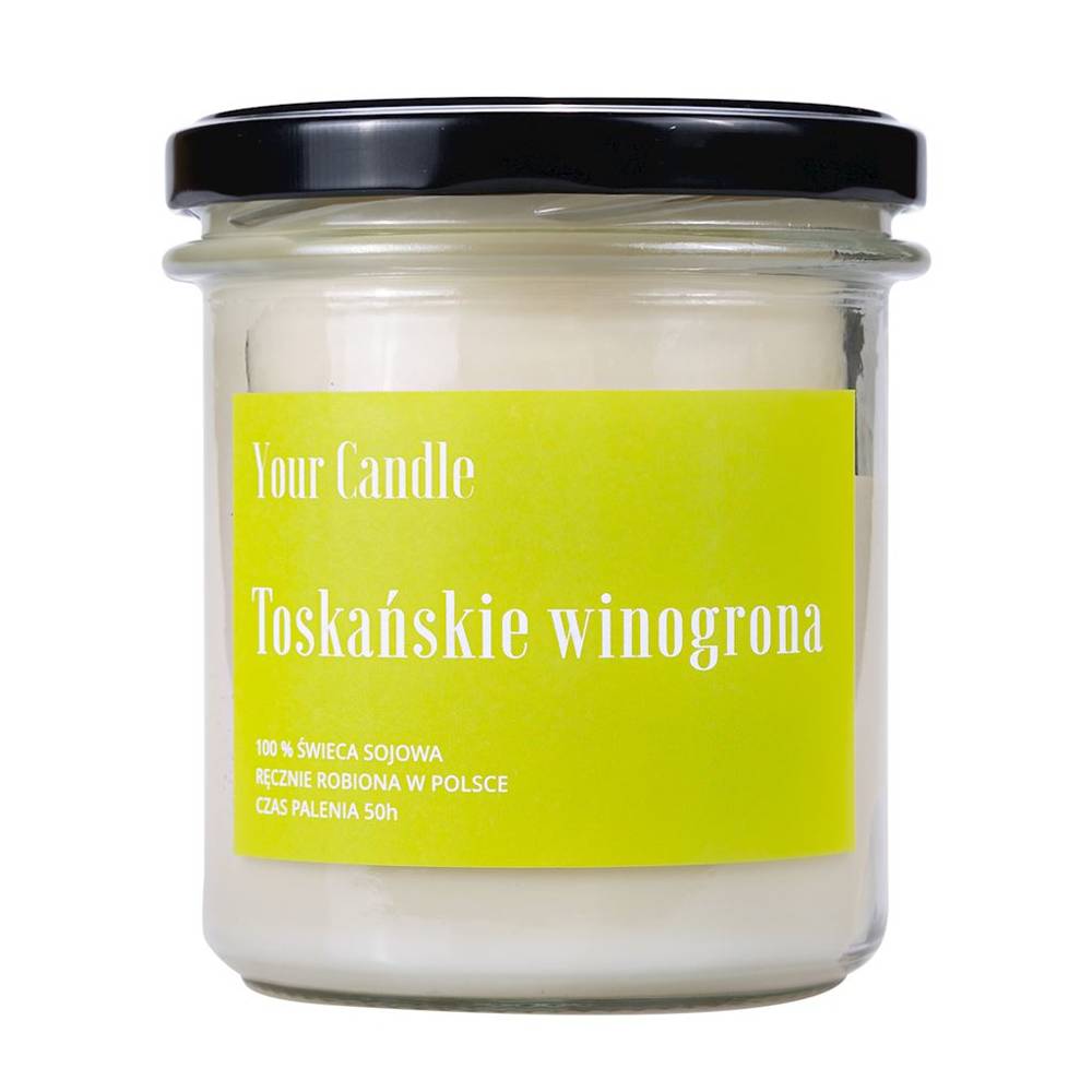 Świeca sojowa toskańskie winogrona 300 ml - YOUR CANDLE