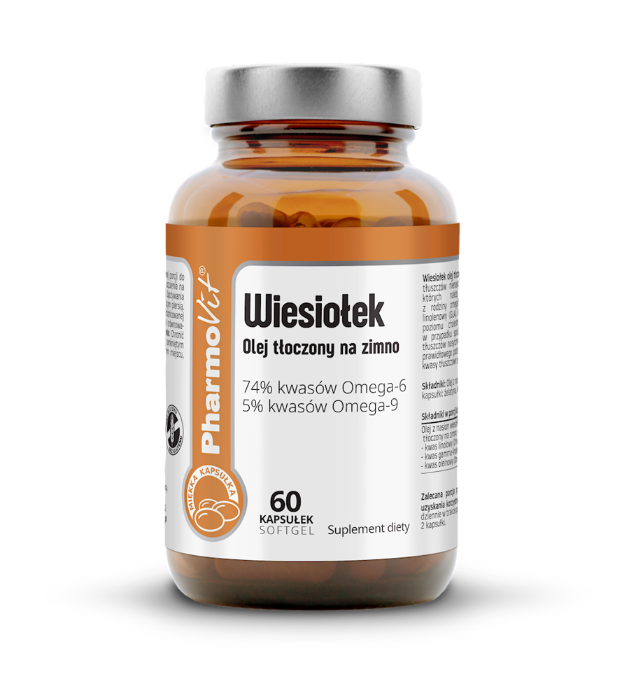 Wiesiołek 60 kapsułek 42 g - PharmoVit (clean label)