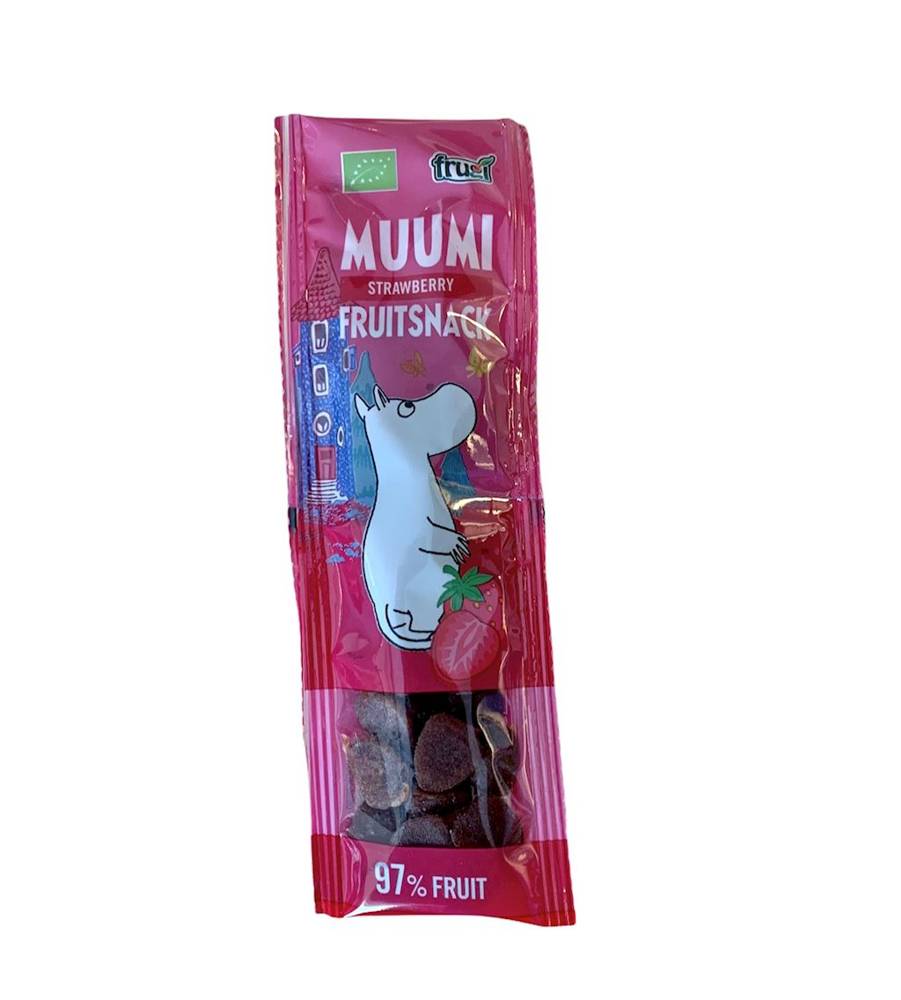 Żelki muminki owocowe jabłko - truskawka bez dodatku cukrów BIO 25 g - HOUSE OF DENMARK