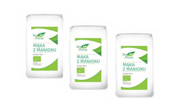 Zestaw 3x Mąka z manioku BIO 500g Bio Planet
