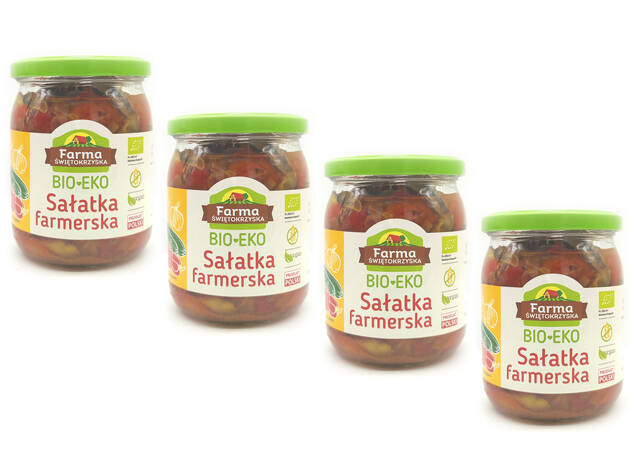 Zestaw 4x Bio sałatka farmerska 480g